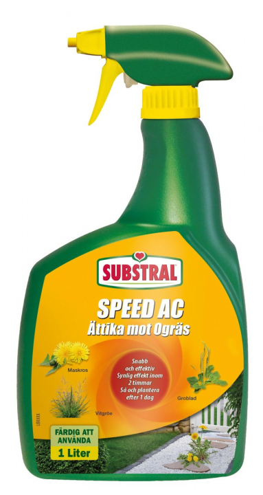 Substral Ogräsättika Speed AC 1L spray i gruppen Trädgård / Fröer & gödsel / Odling hos Entreprenadbutiken (41969)