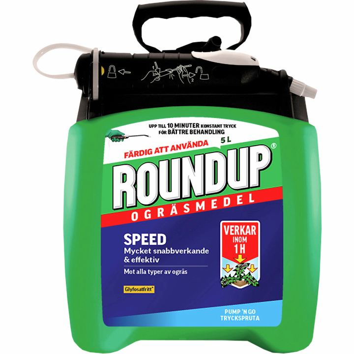 Roundup Pump'n Go ogräsmedel 5L i gruppen Trädgård / Fröer & gödsel / Odling hos Entreprenadbutiken (42164)