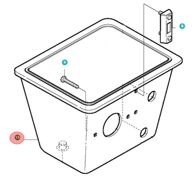 Hydraultank i gruppen hos Entreprenadbutiken (5013658-01)