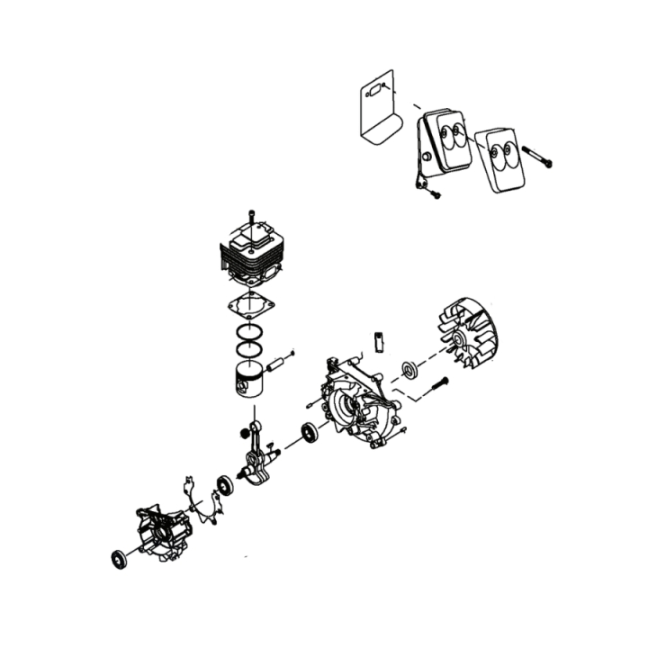 Service Kit Engine Short Block i gruppen  hos Entreprenadbutiken (5014243-15)