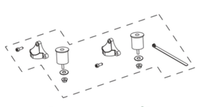 REPAIR KIT DAMPER i gruppen  hos Entreprenadbutiken (5014243-33)