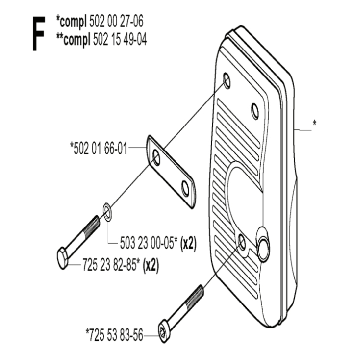 Ljuddämpare Kpl, i gruppen  hos Entreprenadbutiken (5020027-04)