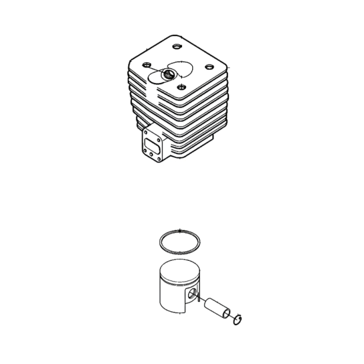 Cylinder Jonsered RS51, RS52 i gruppen hos Entreprenadbutiken (5021278-01)