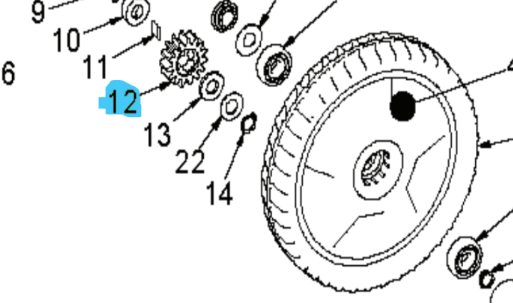 Drivkugghjul Vx Brilliant i gruppen  hos Entreprenadbutiken (5033270-01)