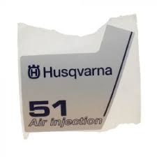 Dekal Husqvarna 51 5036197-04 i gruppen  hos Entreprenadbutiken (5036197-04)