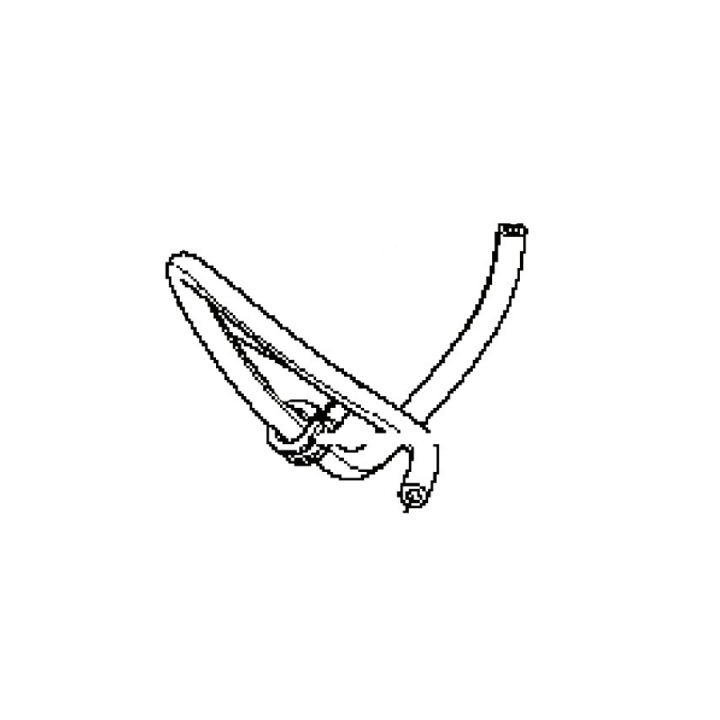 Fuel Hose Di=6,4 L=600 i gruppen  hos Entreprenadbutiken (5048000-02)