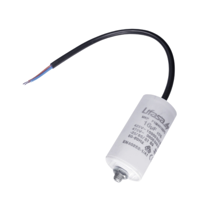 Capacitor 16 Âµf, Cpl, i gruppen  hos Entreprenadbutiken (5203704-01)