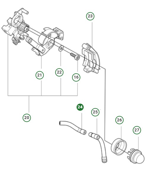 SUCTION HOSE FUEL i gruppen  hos Entreprenadbutiken (5294112-01)