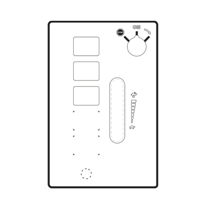 Decal Bottom Control Panel Cab i gruppen  hos Entreprenadbutiken (5296655-01)