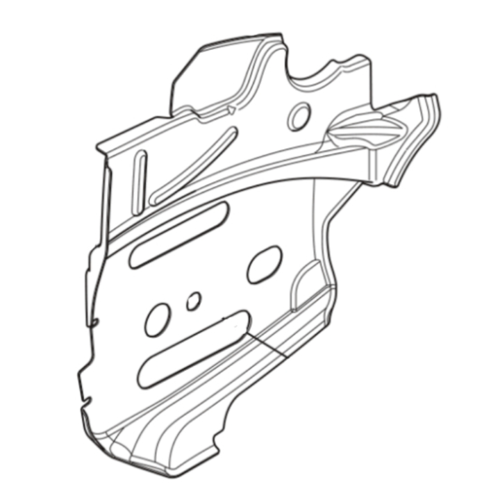 Kedjeledarplåt 564Xpg i gruppen  hos Entreprenadbutiken (5298298-01)