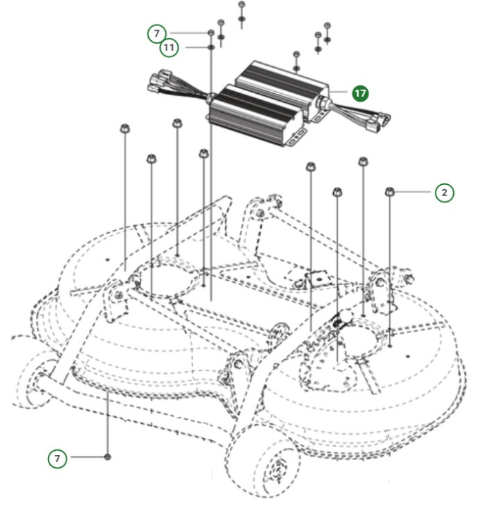 CONTROL UNIT MCU 48V- CUTTING i gruppen  hos Entreprenadbutiken (5313710-01)