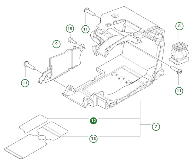 HEAT DEFLECTOR CYLINDER COVER i gruppen  hos Entreprenadbutiken (5314099-01)