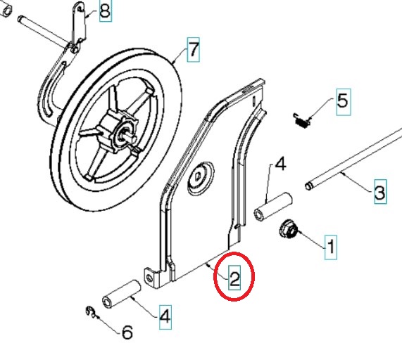 Plate Tip Plate Friction Pulle i gruppen  hos Entreprenadbutiken (5314470-02)