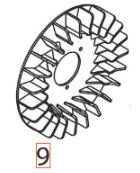 Flywheel Fan i gruppen  hos Entreprenadbutiken (5324292-38)