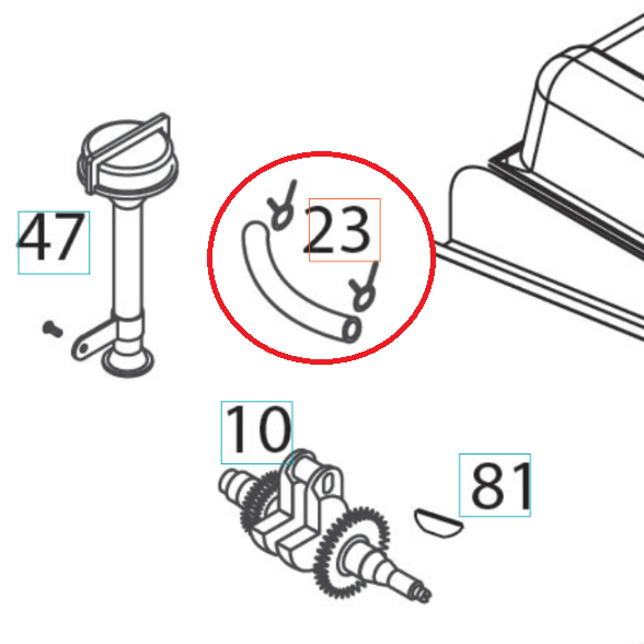 Fuel Hose Kit i gruppen  hos Entreprenadbutiken (5324321-46)