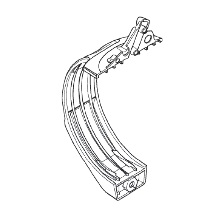 HANDLE HOLDER LEFT, D130 HUSQV i gruppen  hos Entreprenadbutiken (5352897-01)