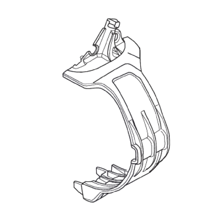 HANDLE HOLDER RIGHT, D130 HUSQ i gruppen  hos Entreprenadbutiken (5352898-01)