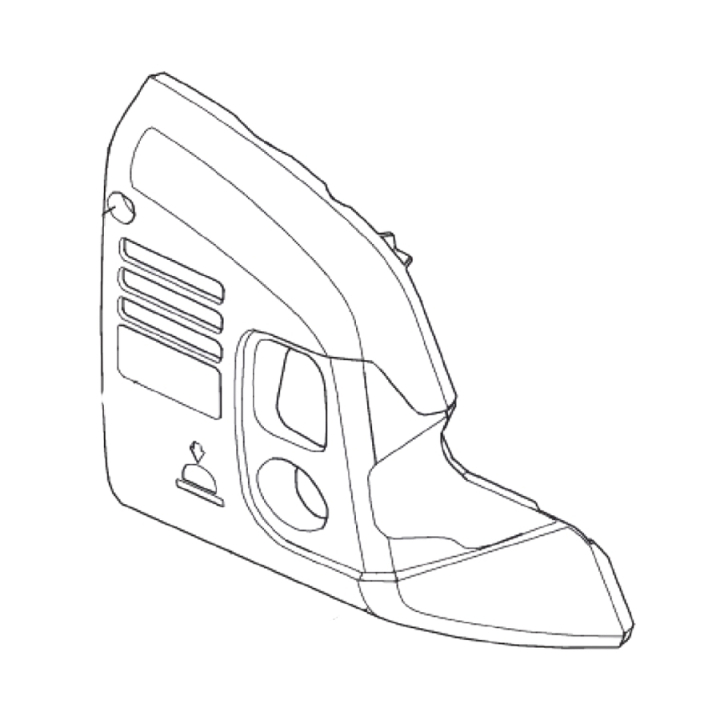 COVER AIR INTAKE, HUSQVARNA i gruppen  hos Entreprenadbutiken (5355076-01)