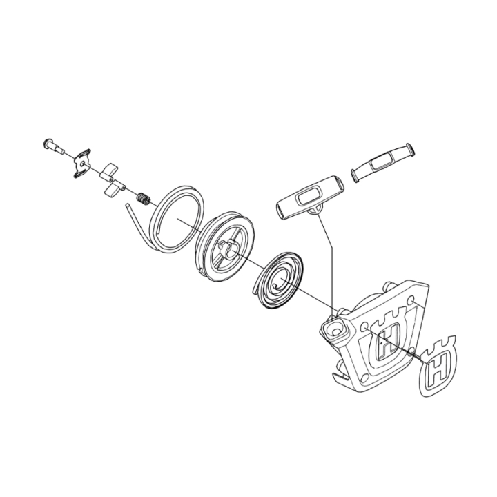 STARTER ASSY HUSQVARNA i gruppen  hos Entreprenadbutiken (5355122-01)