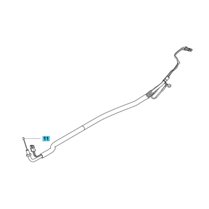 THROTTLE CABLE ASSY THROTTLE W i gruppen  hos Entreprenadbutiken (5356603-01)