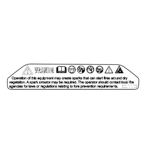 Decal Warning, T540Xp Mark3! i gruppen hos Entreprenadbutiken (5360309-01)