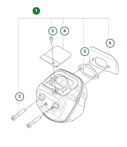 Ljuddämparsats 564XPG i gruppen hos Entreprenadbutiken (5361817-01)