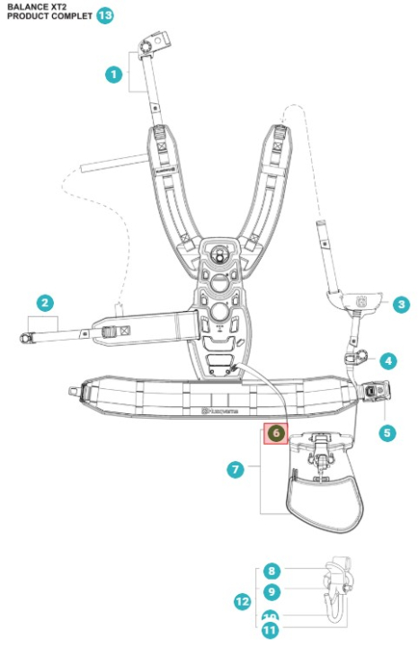 BAND PULLSTRAP XT2 ASSY i gruppen  hos Entreprenadbutiken (5363736-01)