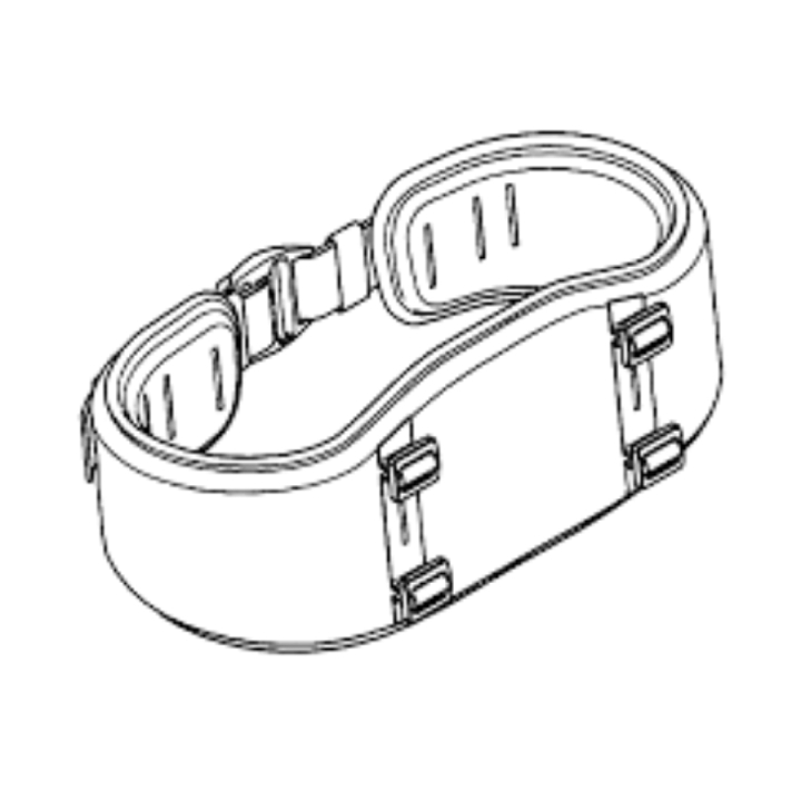 WAIST-BELT WAIST BELT ASSY HVA i gruppen  hos Entreprenadbutiken (5364595-01)