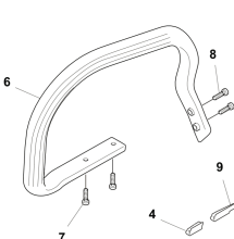 Handtag främre 240I Chain Saw i gruppen  hos Entreprenadbutiken (5365581-01)