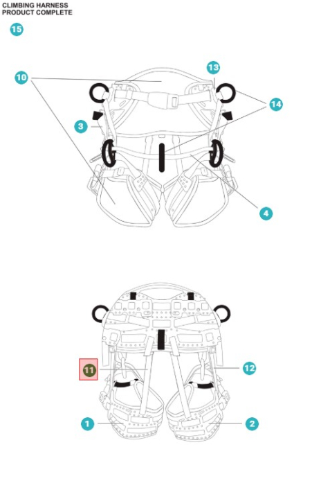 ELASTIC WEB SET LEG/BACK i gruppen  hos Entreprenadbutiken (5367709-01)