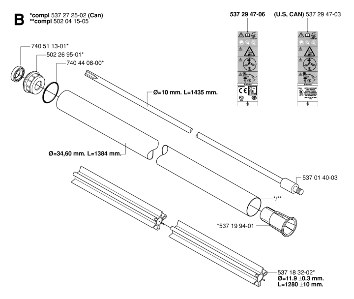 Riggrör i gruppen  hos Entreprenadbutiken (5372725-02)