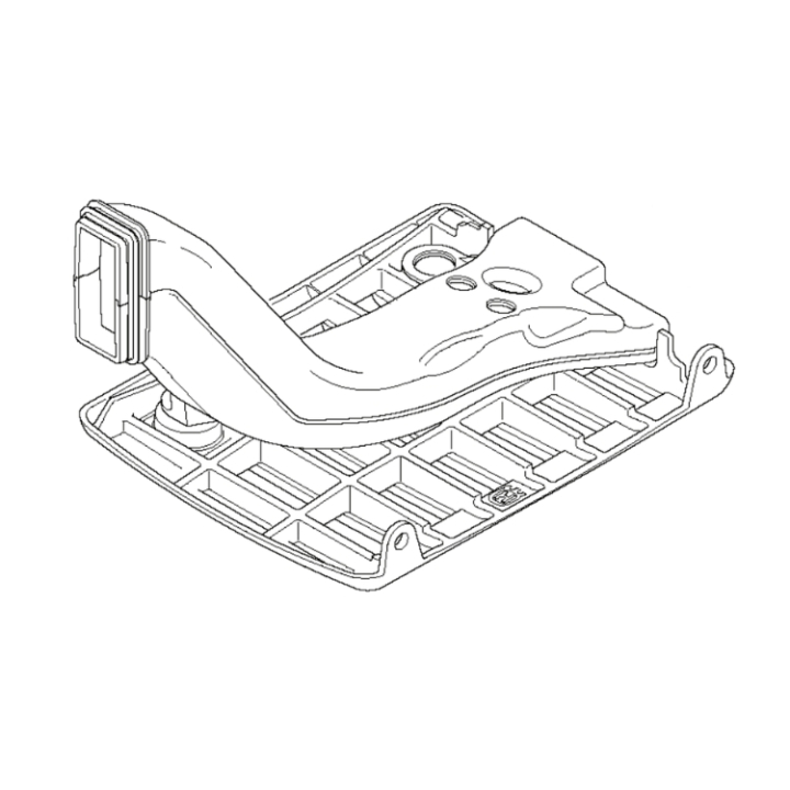 Luftkanal 5373510-01 i gruppen hos Entreprenadbutiken (5373510-01)