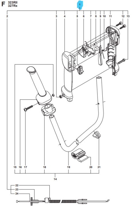 Handtagssyst Kpl i gruppen  hos Entreprenadbutiken (5374245-11)