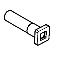 Screw Square Head M8X37 10,9 Z i gruppen  hos Entreprenadbutiken (5375791-01)