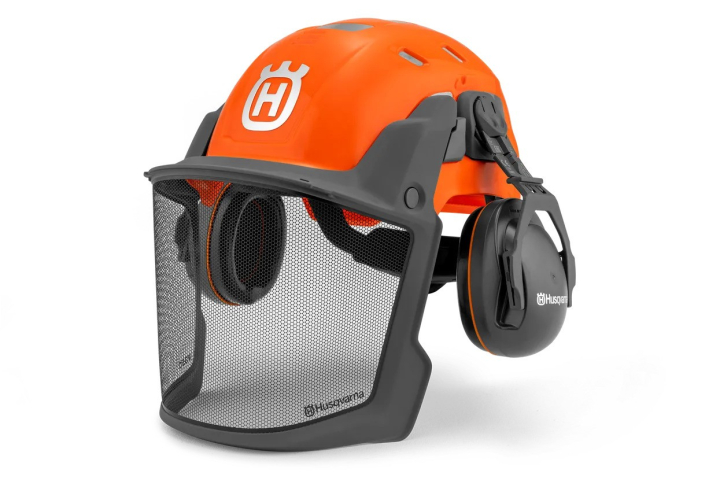 Husqvarna skogshjälm, Technical, orange fluorescerande i gruppen Skog / Röjsågar / Skyddsutrustning / Kläder (DOLD) / Skyddshjälmar hos Entreprenadbutiken (5376446-01)