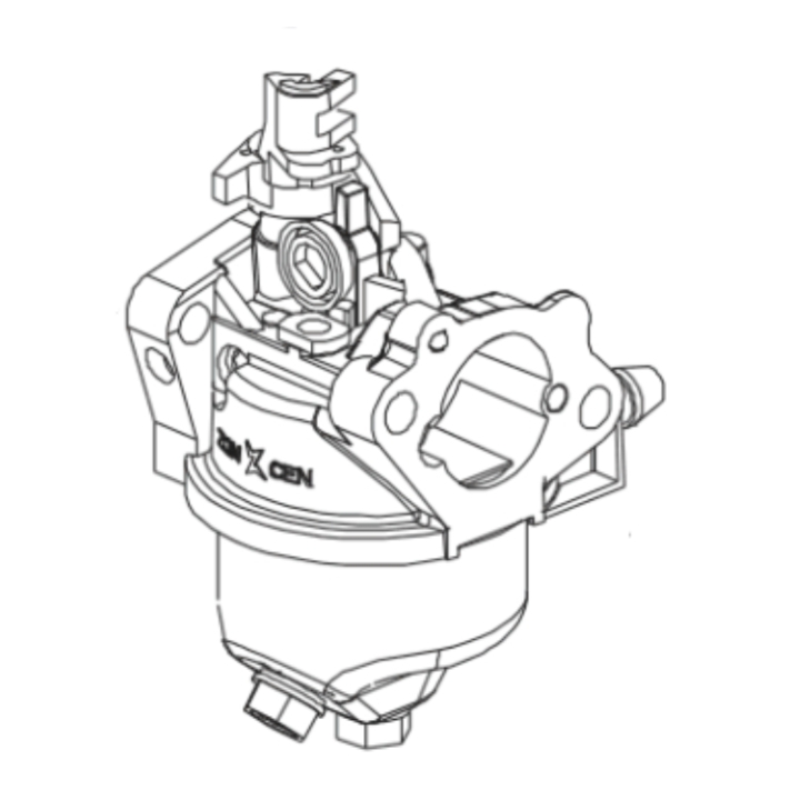 CARBURETTOR CARBURETTOR HS 123 i gruppen  hos Entreprenadbutiken (5389681-01)