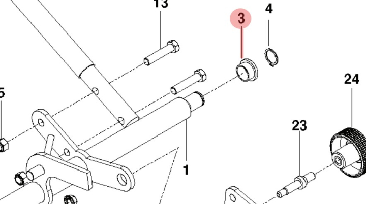 Bearing, Flange i gruppen  hos Entreprenadbutiken (5391128-95)