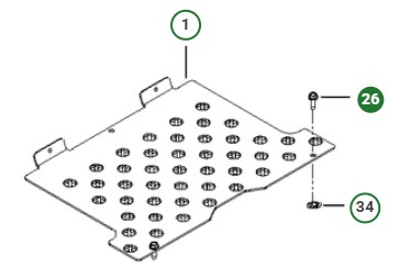 BLT 5/16-18 X 1 THRD FORM ZD i gruppen  hos Entreprenadbutiken (5391132-26)