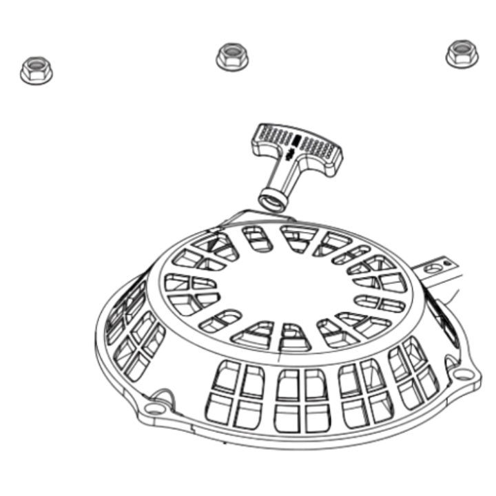 STARTER HANDLE i gruppen  hos Entreprenadbutiken (5401059-01)