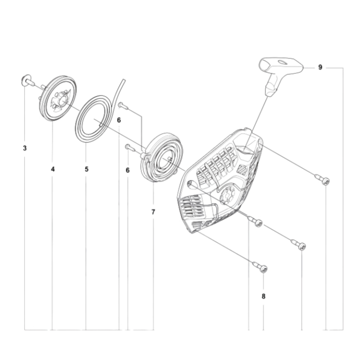 Startapparat Husqvarna 564XP i gruppen hos Entreprenadbutiken (5402235-01)