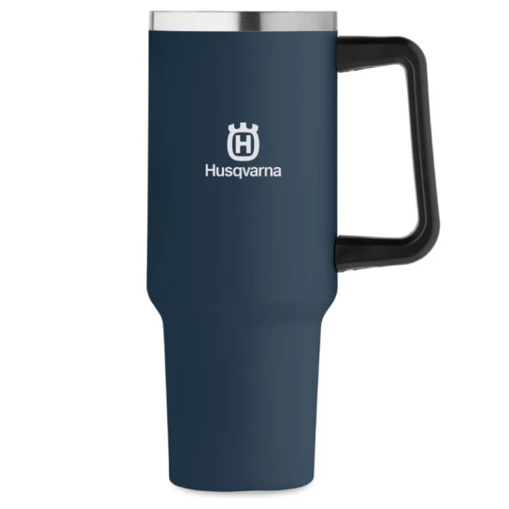 Tumblermugg Husqvarna 1.2L i gruppen Skog / Röjsågar / Skyddsutrustning / Kläder (DOLD) / Personlig utrustning hos Entreprenadbutiken (5415572-01)