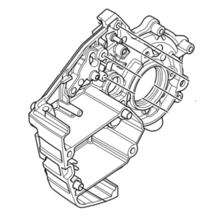 CHASSIS ASSY 550IXP i gruppen  hos Entreprenadbutiken (5460346-01)