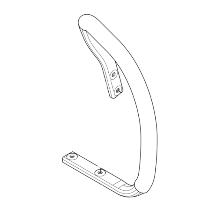 FRONT HANDLE ASSY 550IXP i gruppen  hos Entreprenadbutiken (5460597-01)