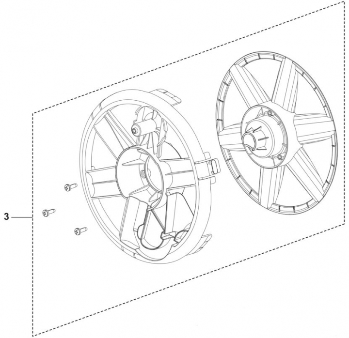 Hose Reel Support i gruppen  hos Entreprenadbutiken (5460927-01)