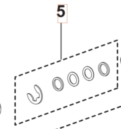 Gasket Adapter System Gaskets i gruppen  hos Entreprenadbutiken (5460930-01)