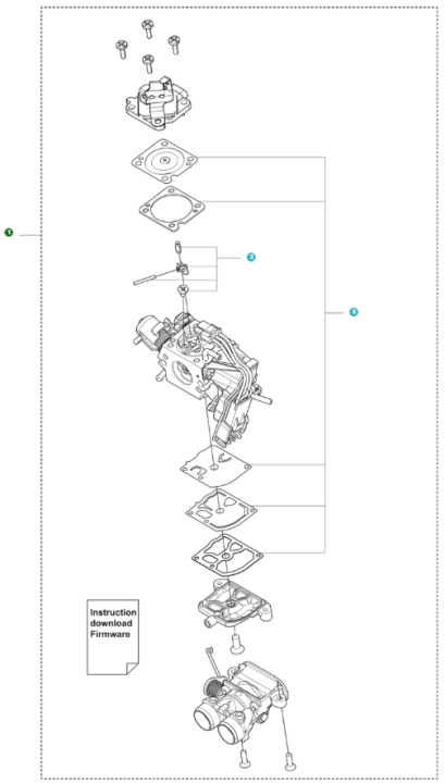 CARBURETTOR KIT 560/562MKII i gruppen  hos Entreprenadbutiken (5461482-01)