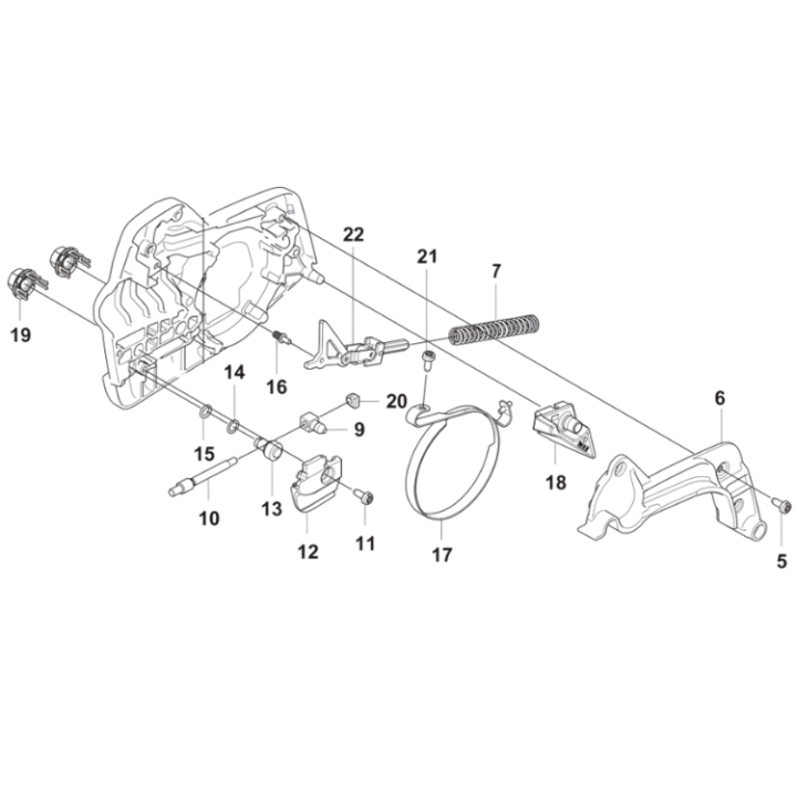 Kopplingskåpa Husqvarna 550i XP i gruppen  hos Entreprenadbutiken (5461559-01)