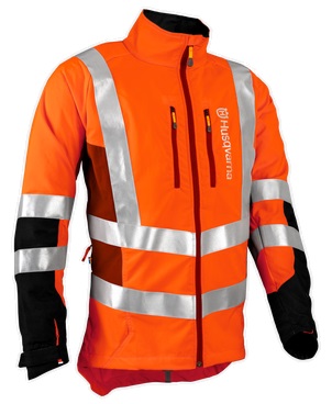 Skogsjacka Husqvarna Technical Extreme EN 20471, S i gruppen Skog / Röjsågar / Skyddsutrustning / Kläder (DOLD) / Skyddsjackor hos Entreprenadbutiken (5464156-46)