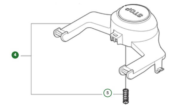 BUTTON KIT STOP P14 i gruppen  hos Entreprenadbutiken (5465071-01)