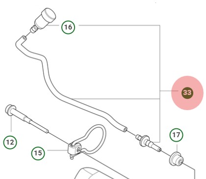 BREATHER HOSE ASSY T540XP MARK i gruppen  hos Entreprenadbutiken (5465437-01)